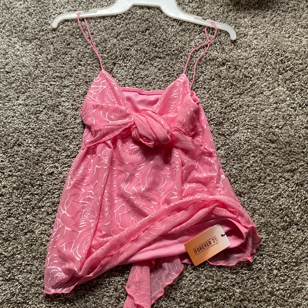 Forever 21 by SHEIN floral Y2K top